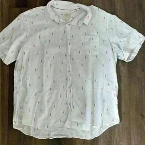 Weatherproof button up shirt.  Men’s size XXL.  Washable linen fabric.